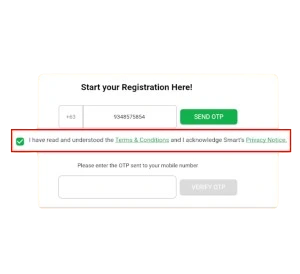 TNT SIM Registration