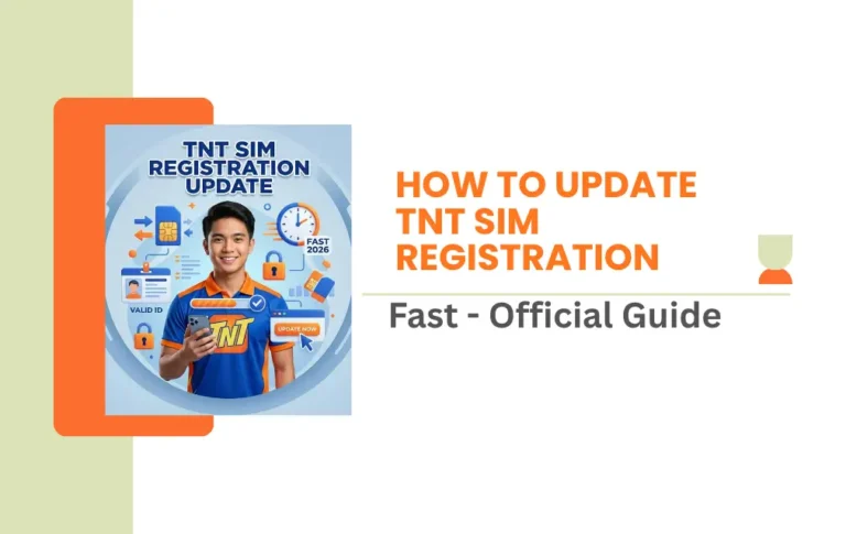 How to Update TNT SIM Registration